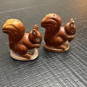 Vintage Squirrel Salt and Pepper Shakers